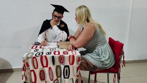 madrasta e fudida pelo entiado antes da festa de formatura