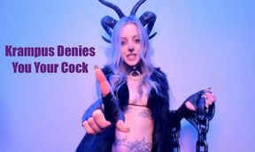 Krampus Denies You Your Cock