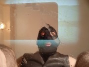 POV - Humillación extrema. Escupir, cenicero humano, pies.