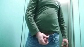 Jerkoff Big Cock With Big Balls In Public Toillet In Germany. Pure Amateur In Public Place No Cum No Glory Hole Uncut