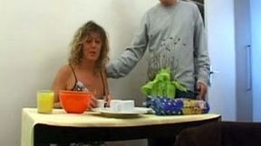 Next-door blonde milf gets her cunt properly fucked by me