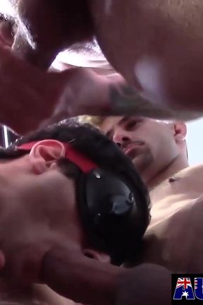 Aussie Gays Jaxon and Leo Take Control of Two Newbies Titus and Cruiser