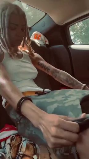 Couple in car