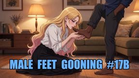 Male Feet Gooning #17B: Surrender Your Mind to Powerful Male Soles (Animated)