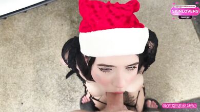 Gothic goddess gifts her husband anal on new year's my wife's big cock wrecks her tight hole