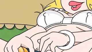 Famous toons dildo and lesbian strapon