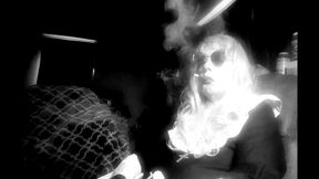 MATURE NUN LOVES TO JERK IT WHILE SMOKING VS120s AT HER COMPUTER DESK CD SISSY TG