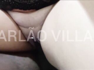 BLOND HOTTY CUMMING FINE ON EBONY GUY'S DONG