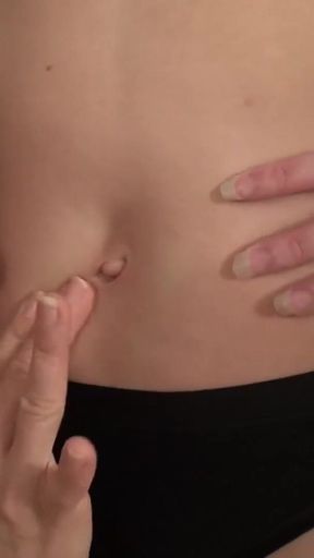 Milf Nikki licks an outie