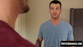 Quentin gives Derrick the bareback fuck he craves