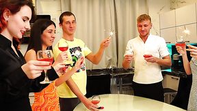 Russian orgy New Yers Eve party