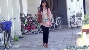 Jav Porn ~ Oriental Slut Gets Pissed on in Public