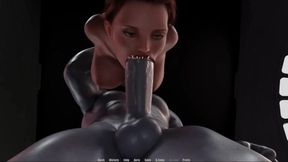 [Gameplay] Through Spacetime Gameplay #32 Using Pregnant Alien Queen As My Pleasur...