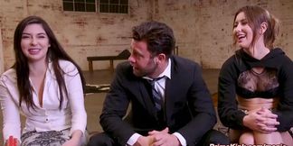 Dude anal fucks stepsister and mistress in bdsm roleplay