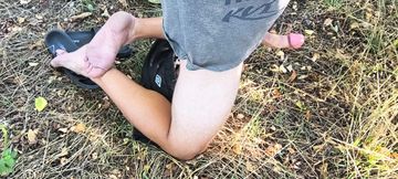 masturbating in the small woods