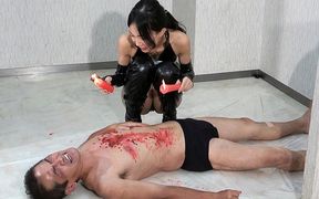 Sadistic Female Boss's Hot Wax Punishment