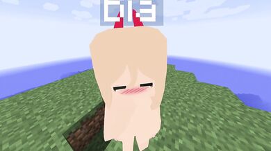 Big boobs Jenny tease in Minecraft mod cum shower fantasy