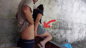 My Wife Left and the Hot Short Maid Took My Dick and Put It Inside Her in the Home Area