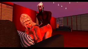 Blonde Hentai Beauty Embraces Double Pleasure in Steamy Anal Encounter