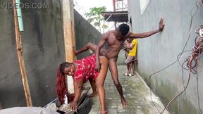 Nigerian adult entertainment featuring a hot goddess giving a sloppy head.