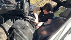 Outdoor Car Vacuum Leather Seats