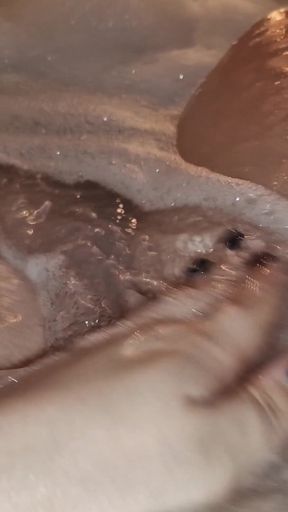 Curvy Girl Taking Bath, See Close up My Big Boobs, Nipples, Shaved Pussy Wet and Soap