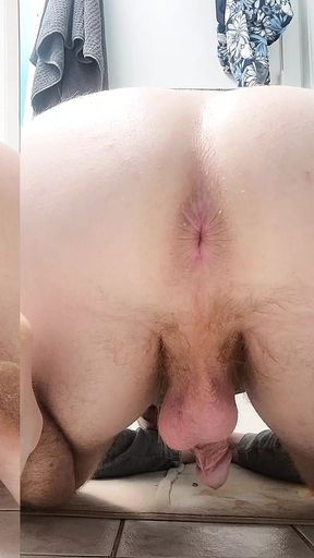 Wet juicy cum farts