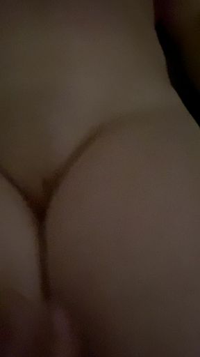 Vibrator Rubbing on Her Wet Pussy