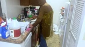 transformation fetish - Transformed to Serve: Cleaning Her Kitchen, femdom, giantess, fantasies  4k