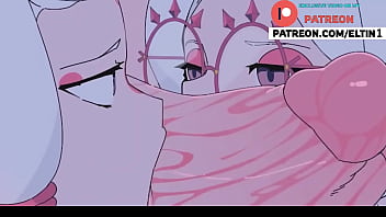 Bewitching babe gets big uncut cock in her mouth and face