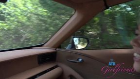 Amateur girlfriend Brianna Arson gives intimate GFE in POV outdoor session