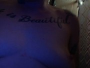 Hairy Masturbating Trans Man, Naked Dancing, Nipple Play, Packer Blow Job