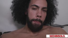 raven james angel strokes his thick cock with wild ass play grit!
