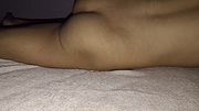 Very smooth humping on my towel while I moan softly