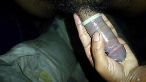 Double Condom Solo Test - Intense Friction Experience
