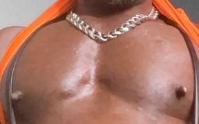 Big Muscle Chest Roid Belly Perverted Stepdad in Self Indulgent Solo Sex Session