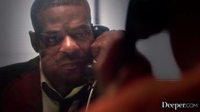 Brunette Bad Girl Anna Claire Cloud begs for every inch of BBC in