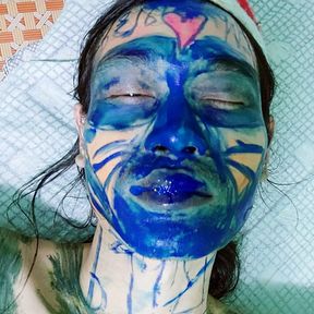 Solve the funny painted fabric, hilariously, can&#039;t wash off.555