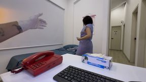 POV Horny Doctor Gets Free Pussy From His Patient in the Middle of a Medical Consultation - Povlatinox