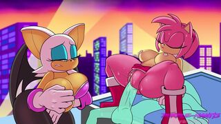 Rouge The Bat Watches Amy Rose Got Screwed