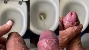 pissing cock during coffee break - piscio alla pausa caffe