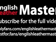 Uncut mature leather Master blowjob and raw fucking with ass to mouth PREVIEW