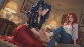 Foot Fetish Stories #2B: Soles Under Gentle Hands (Animated)