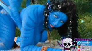 Porn parody of horny Avatar Kari