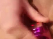 First time Butt plug dildo fuckin my ass n wet pussy