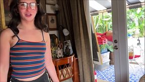 Step daughter gets a wild anal jerk off from step dad Alex Adams