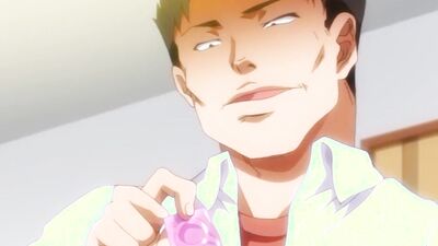 Watch this busty teen babe get roughed up by mature guys in public