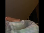 Wetting my pull up in a skirt