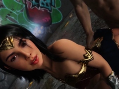 Superhero MILFs fucked by big dicks