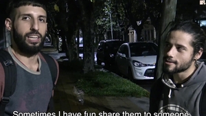 Latin Leche: Two Strangers Share Their Juicy Loads